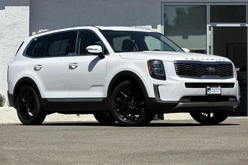 Glacial White Pearl 2021 Kia Telluride SX