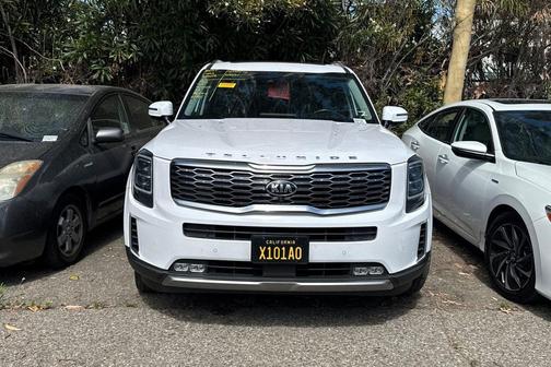 Glacial White Pearl 2021 Kia Telluride SX