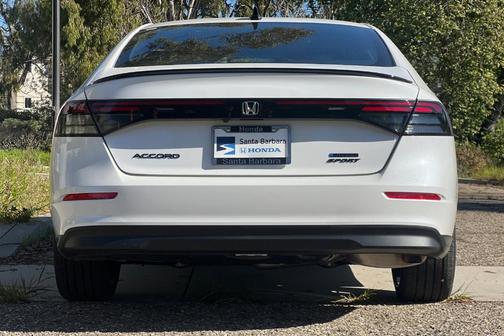 Platinum White Pearl 2026 Honda Accord Hybrid Sport