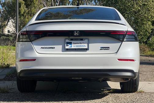 Platinum White Pearl 2026 Honda Accord Hybrid Sport