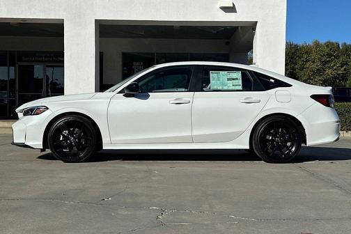 Platinum White Pearl 2026 Honda Civic Hybrid Sport