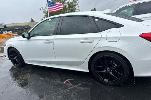 Platinum White Pearl 2024 Honda Civic Sport