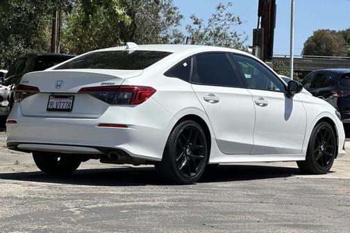 Platinum White Pearl 2024 Honda Civic Sport