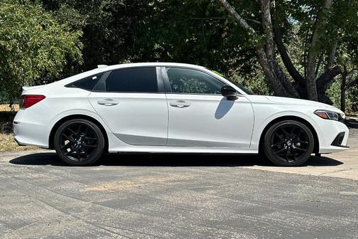 Platinum White Pearl 2024 Honda Civic Sport