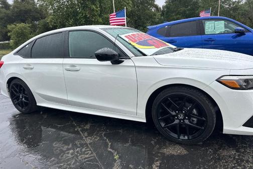 Platinum White Pearl 2024 Honda Civic Sport