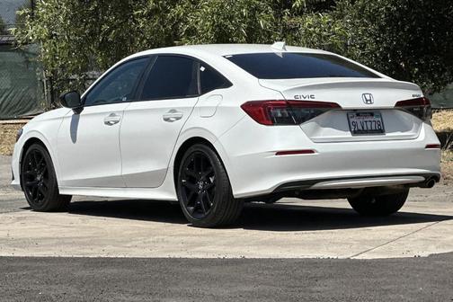 Platinum White Pearl 2024 Honda Civic Sport