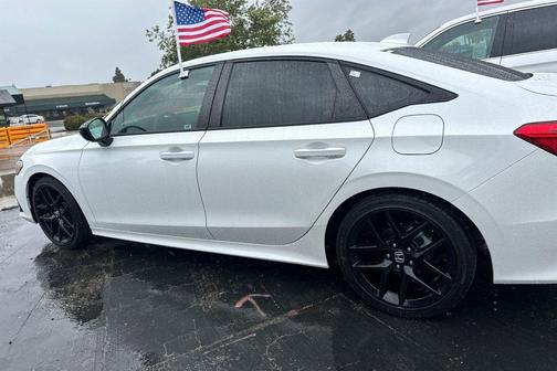 Platinum White Pearl 2024 Honda Civic Sport