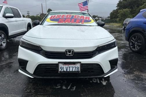 Platinum White Pearl 2024 Honda Civic Sport