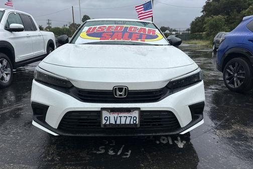 Platinum White Pearl 2024 Honda Civic Sport