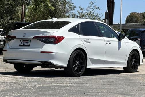 Platinum White Pearl 2024 Honda Civic Sport