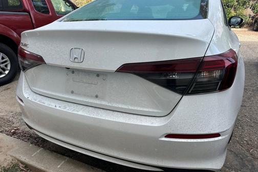 Platinum White Pearl 2025 Honda Civic LX