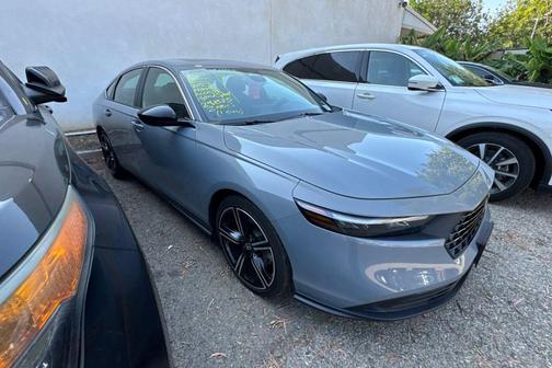 Urban Gray Pearl 2023 Honda Accord Hybrid Sport
