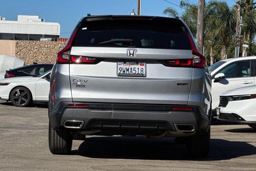 Lunar Silver Metallic 2024 Honda CR-V Hybrid Sport-L