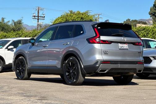 Lunar Silver Metallic 2024 Honda CR-V Hybrid Sport-L