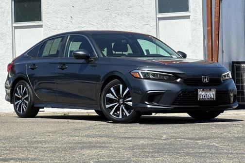 Meteorite Gray Metallic 2022 Honda Civic EX