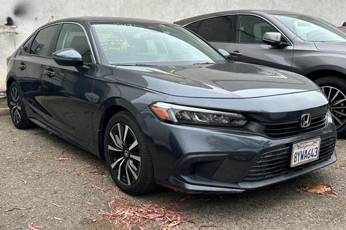 Meteorite Gray Metallic 2022 Honda Civic EX
