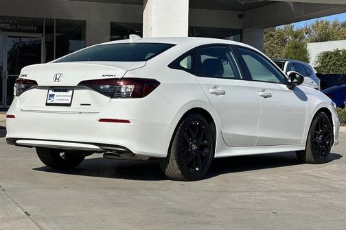 Platinum White Pearl 2026 Honda Civic Hybrid Sport