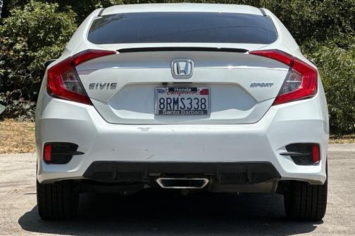 Platinum White Pearl 2020 Honda Civic Sport