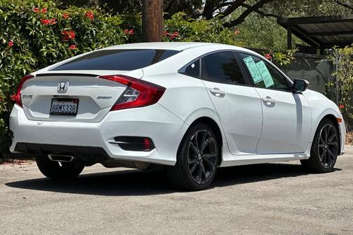 Platinum White Pearl 2020 Honda Civic Sport
