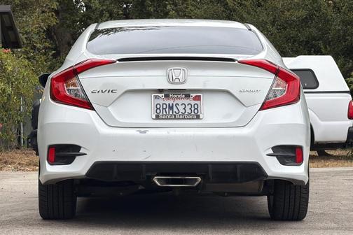 Platinum White Pearl 2020 Honda Civic Sport