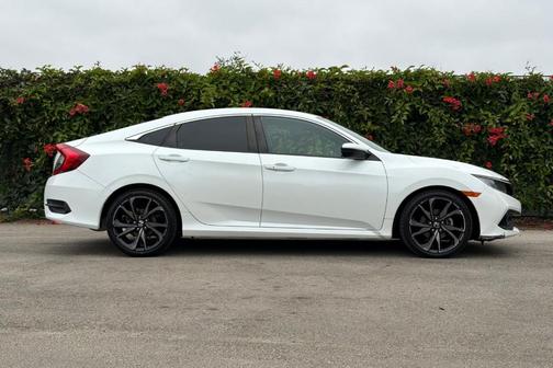 Platinum White Pearl 2020 Honda Civic Sport