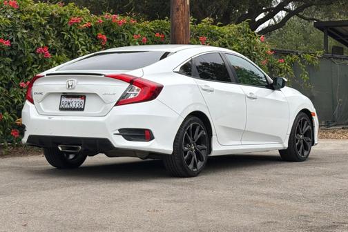 Platinum White Pearl 2020 Honda Civic Sport