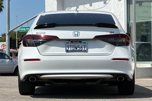 Platinum White Pearl 2025 Honda Civic Si