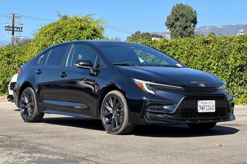 Midnight Black Metallic 2026 Toyota Corolla Hybrid SE