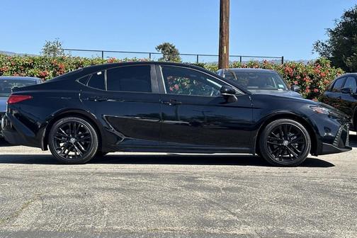 Midnight Black Metallic 2025 Toyota Camry SE