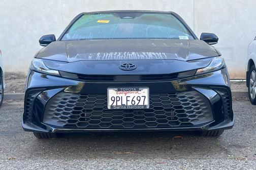 Midnight Black Metallic 2025 Toyota Camry SE