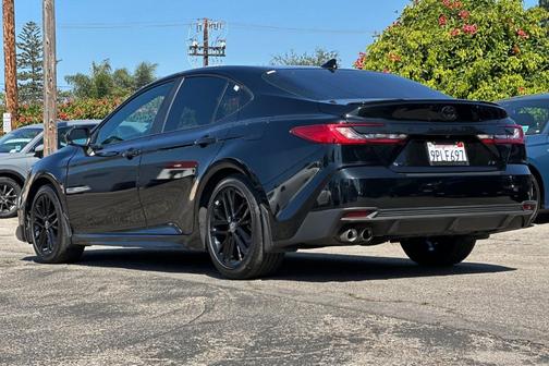 Midnight Black Metallic 2025 Toyota Camry SE