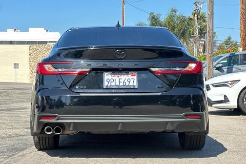 Midnight Black Metallic 2025 Toyota Camry SE