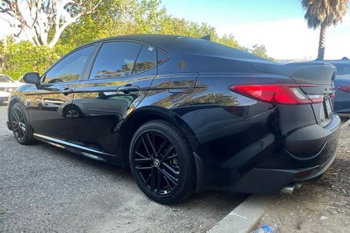 Midnight Black Metallic 2025 Toyota Camry SE