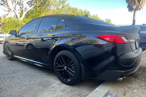 Midnight Black Metallic 2025 Toyota Camry SE