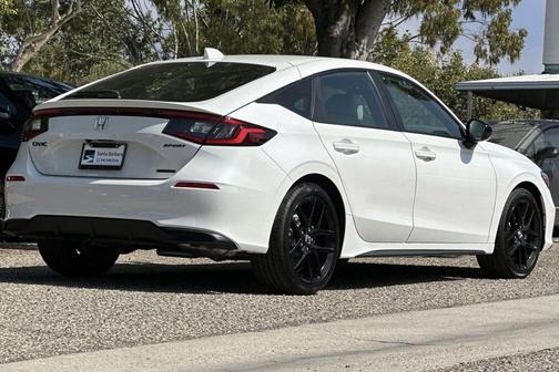 Platinum White Pearl 2026 Honda Civic Hybrid Sport