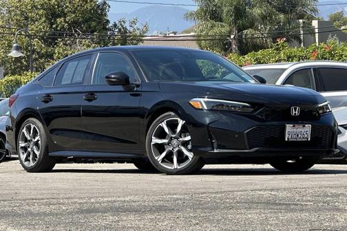 Crystal Black Pearl 2025 Honda Civic Hybrid