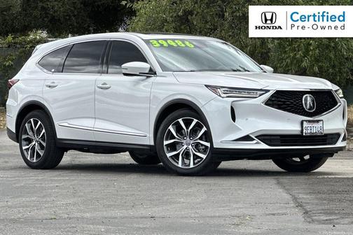 Platinum White Pearl 2023 Acura MDX Technology