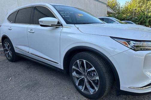 Platinum White Pearl 2023 Acura MDX Technology