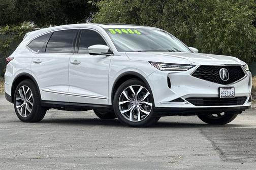Platinum White Pearl 2023 Acura MDX Technology
