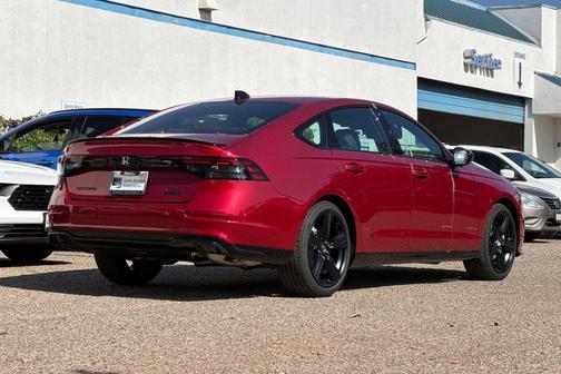 Radiant Red Metallic 2026 Honda Accord Hybrid Sport-L