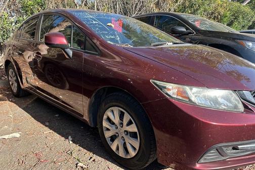 Crimson Pearl 2013 Honda Civic LX