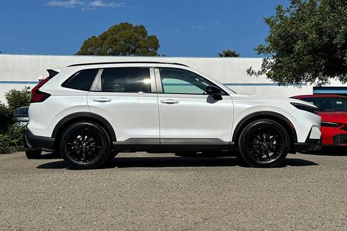 Platinum White Pearl 2026 Honda CR-V Hybrid Sport-L