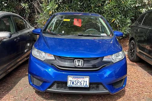 Aegean Blue Metallic 2017 Honda Fit LX