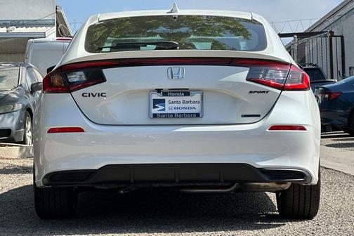 White 2026 Honda Civic Hybrid Sport
