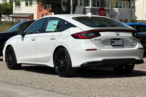 White 2026 Honda Civic Hybrid Sport