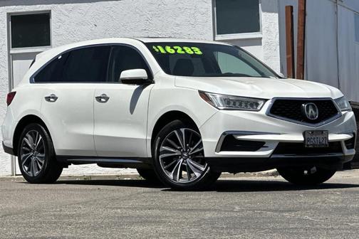 White Diamond Pearl 2019 Acura MDX 3.5L w/Technology Package