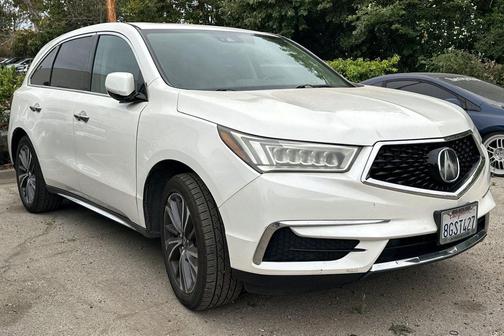 White Diamond Pearl 2019 Acura MDX 3.5L w/Technology Package