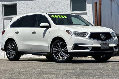 White Diamond Pearl 2019 Acura MDX 3.5L w/Technology Package