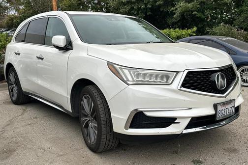 White Diamond Pearl 2019 Acura MDX 3.5L w/Technology Package