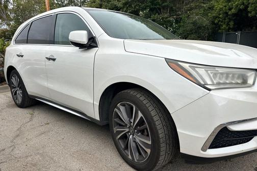 White Diamond Pearl 2019 Acura MDX 3.5L w/Technology Package